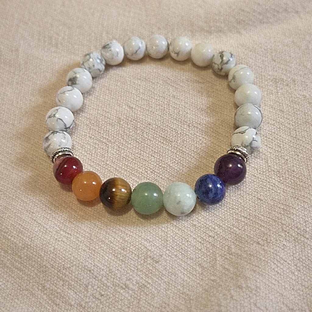 7 chakras howlite.webp