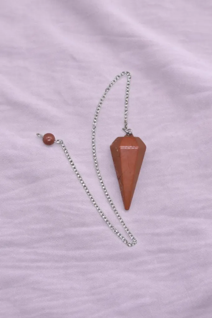 Pendule Jaspe rouge - Ancrage & stabilité