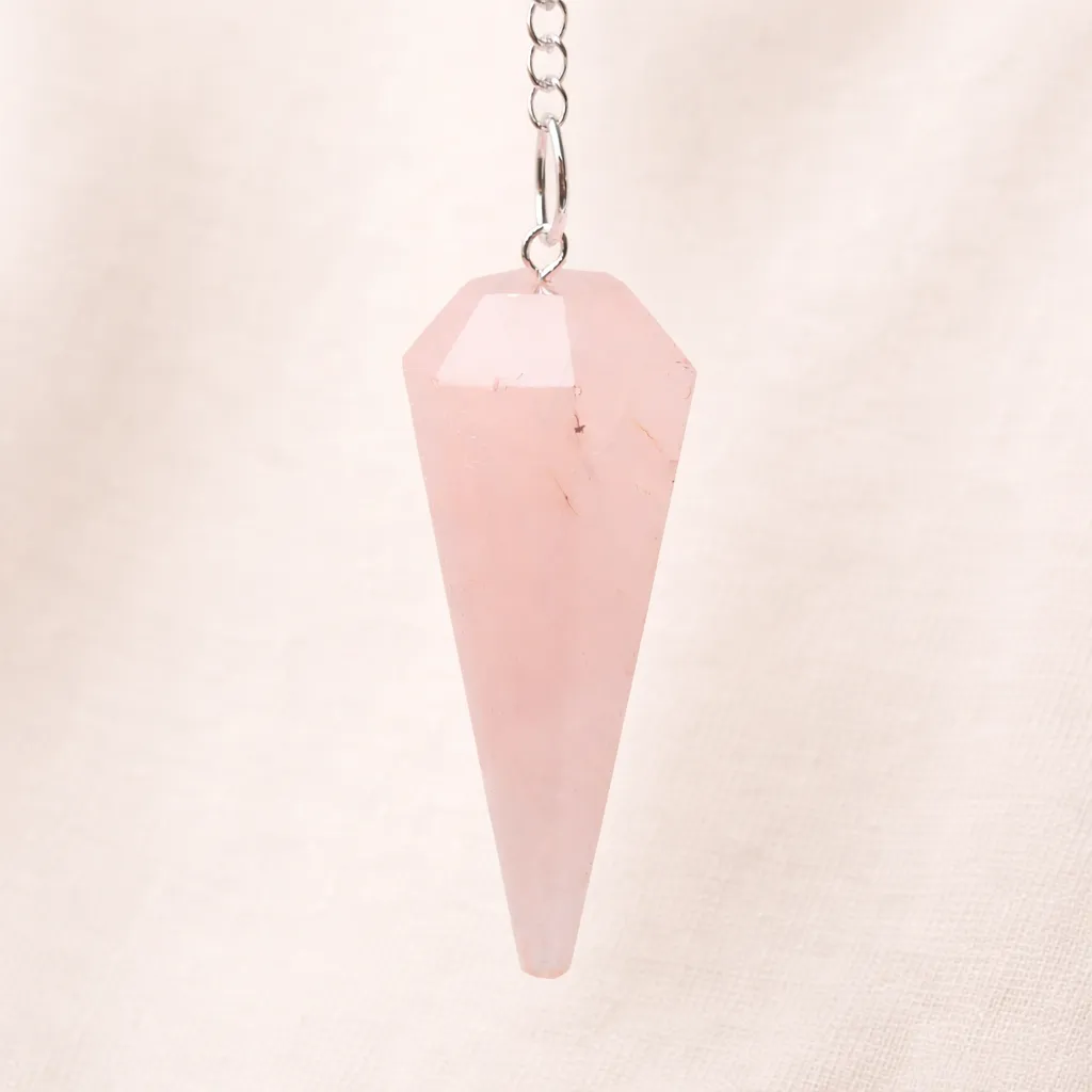 Pendule Quartz rose - Intuition & douceur