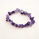 Bracelet Améthyste - Sérénité & apaisement (baroque)