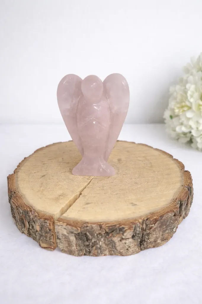 Ange Quartz rose - Amour & bienveillance