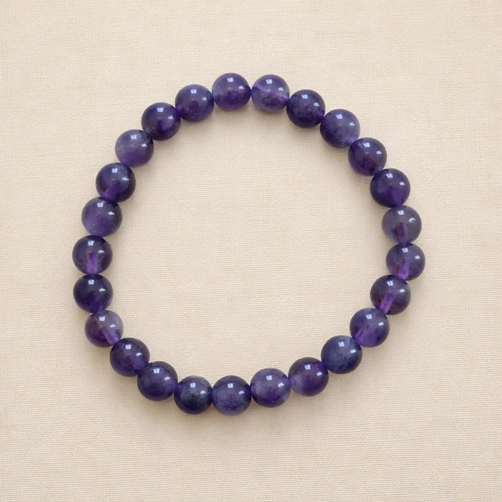 Bracelet Sérénité & Apaisement - Améthyste (6mm)