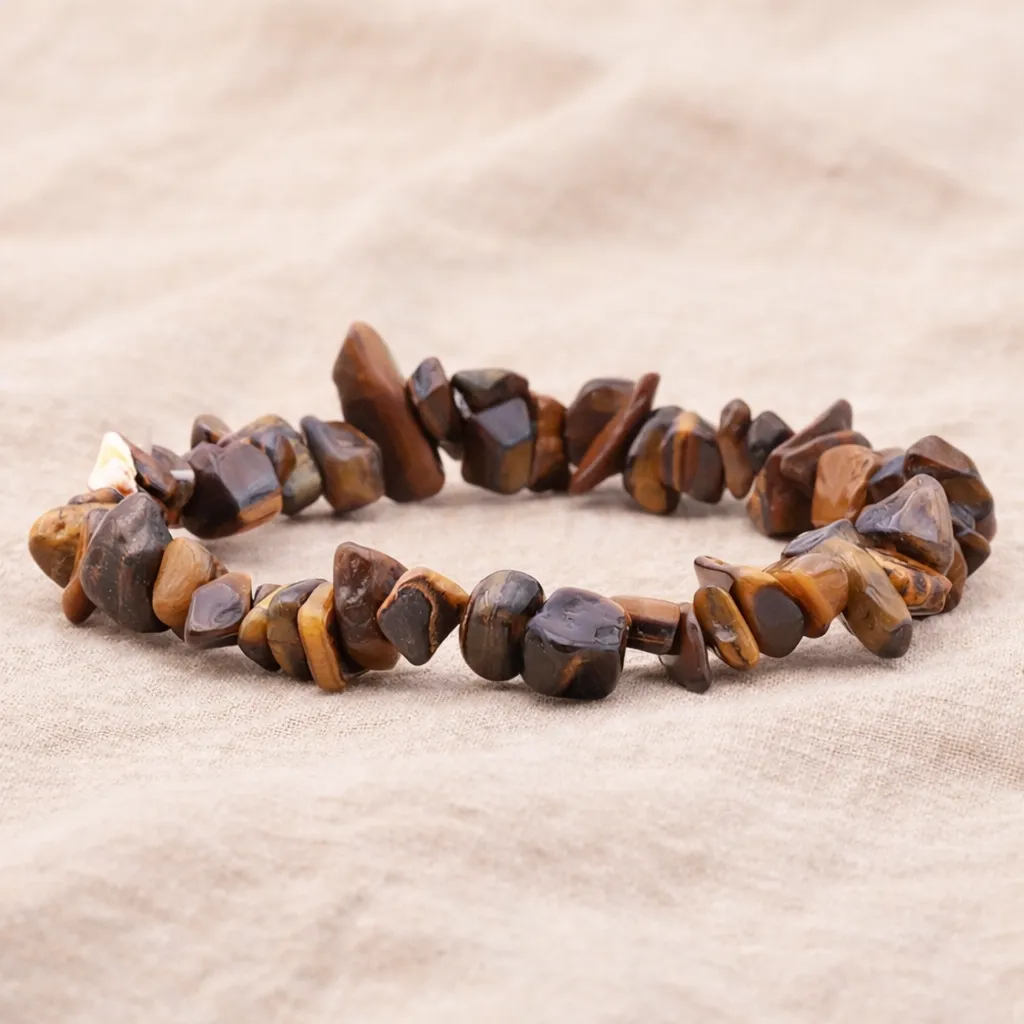 Bracelet oeil de tigre - Protection & confiance (baroque)