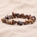 Bracelet oeil de tigre - Protection & confiance (baroque)