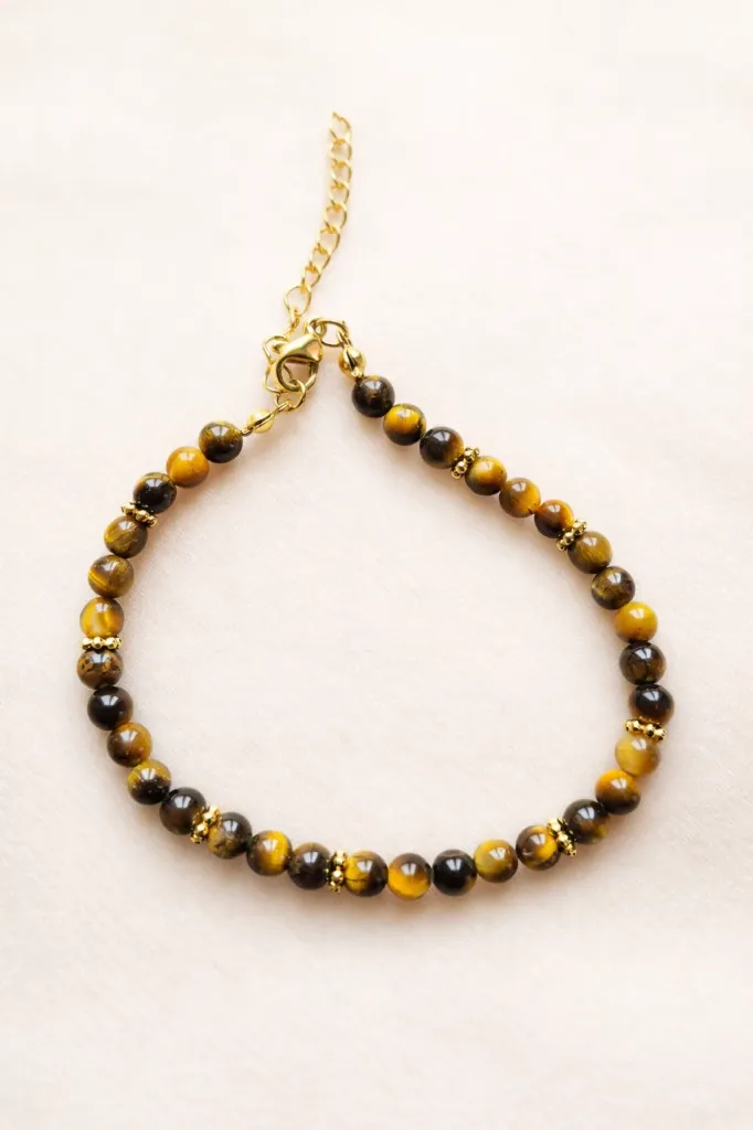 Bracelet Protection & Confiance - oeil de tigre