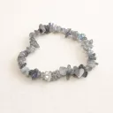 Bracelet Labradorite - Protection & intuition (baroque)