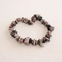 Bracelet Rhodonite - Apaisement émotionnel & pardon (baroque)