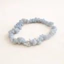 Bracelet Angélite - Apaisement & sérénité (baroque)