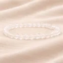 Bracelet Cristal de roche - Amplificateur & harmonie (6mm)