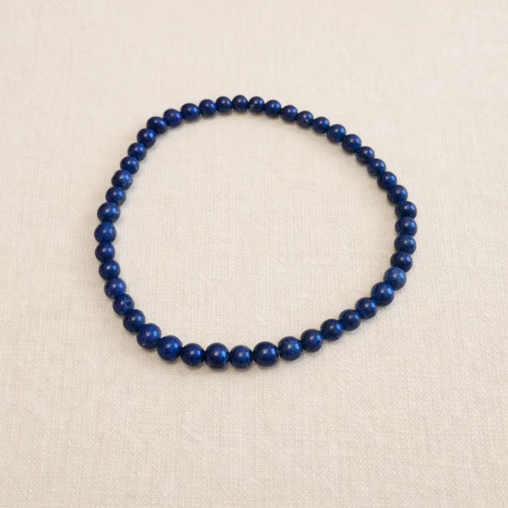 Bracelet Lapis lazuli - Communication & clarté (4mm)