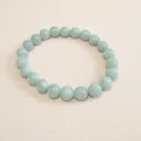 Bracelet Aigue marine - Calme et communication (8mm)