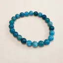 Bracelet Apatite bleue - Communication & motivation (8mm)