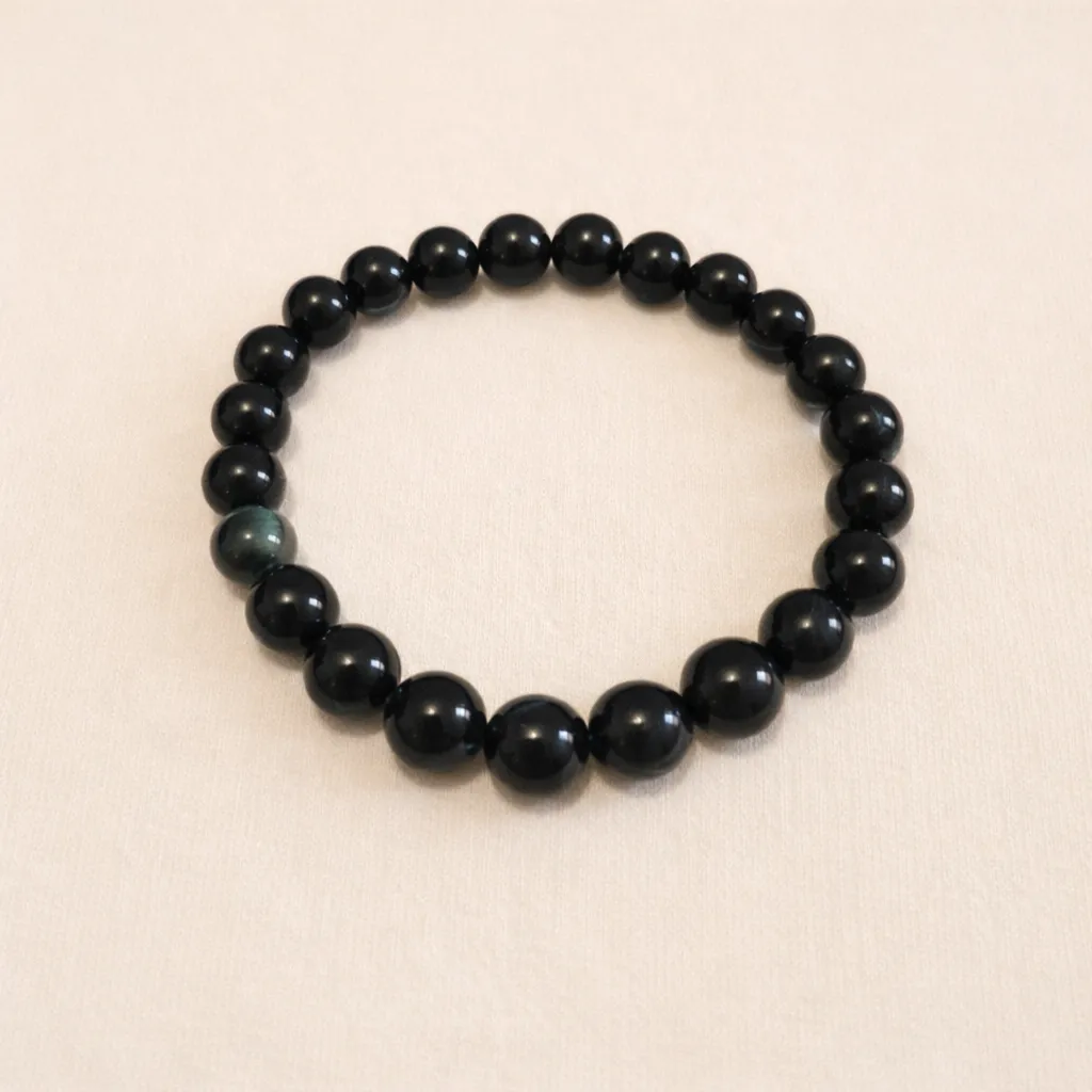 Bracelet œil de faucon - Clarté & intuition (8mm)