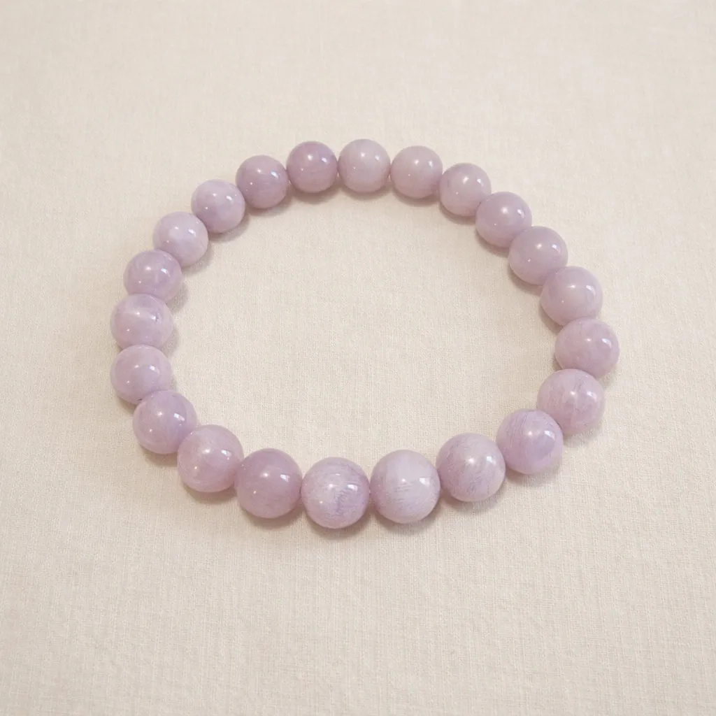 Bracelet Kunzite du brésil - Apaisement du cœur & amour (8mm)